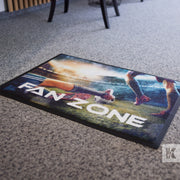 Jet-Print Velour - Fan Zone mats for football stadium merch stores or giveaway ideas