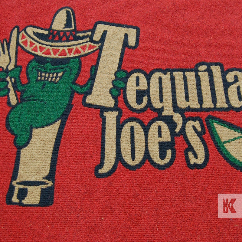 Brush-Mat - Tequila Joe's design close up