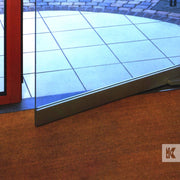 Coir-Mat - Close up of door bottom edge and mat