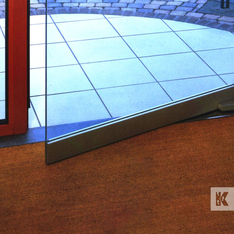 Coir-Mat - Close up of door bottom edge and mat