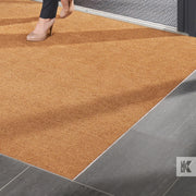 Coir-Mat - Plain natural mat fitted in a recess