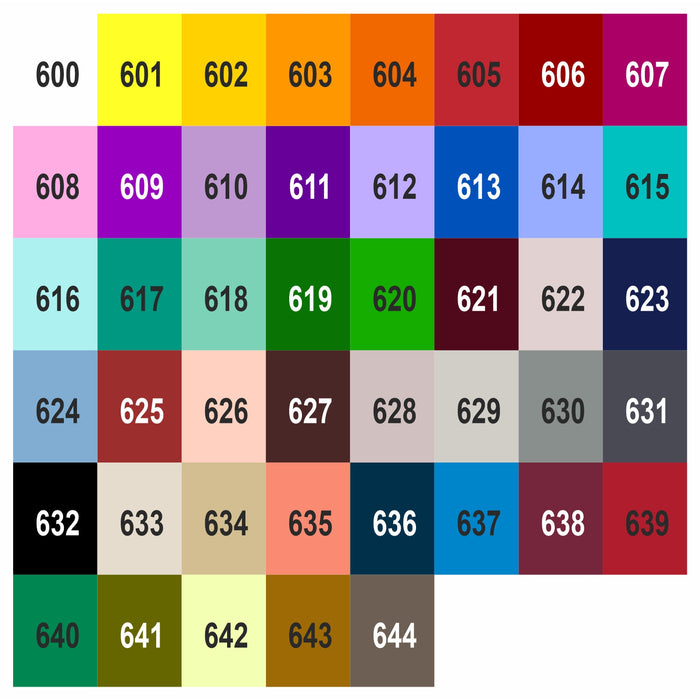 Jet-Print - Colour palette