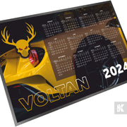 Desk Planner Mat - Voltan supercar accessories calendar mat