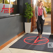 Jet-Print Mat - Branded mat in an Amaani Indian restaurant entrance