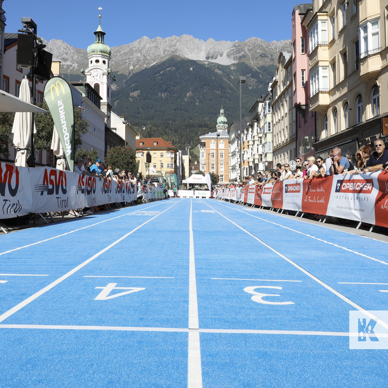 Jet-Print Event - Huge printed running track for an outdoor sports event