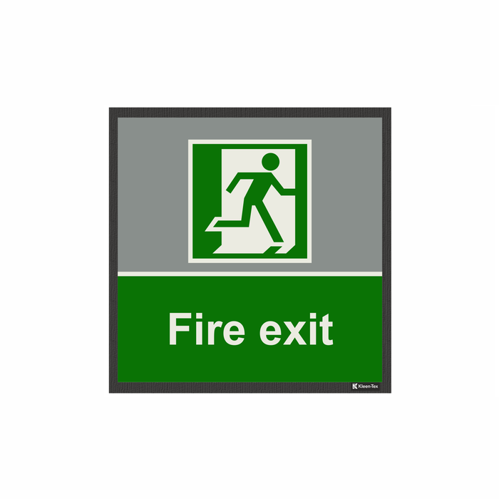 Safety Signage Mat - Fire Exit