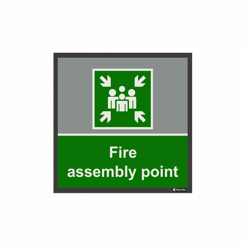 Safety Signage Mat - Fire Exit