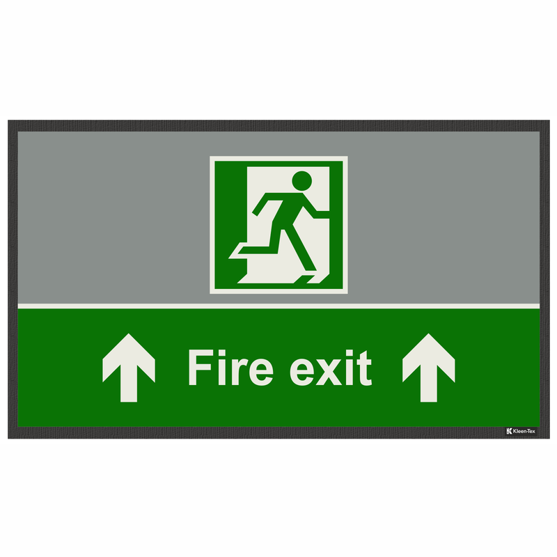 Safety Signage Mat - Fire Exit