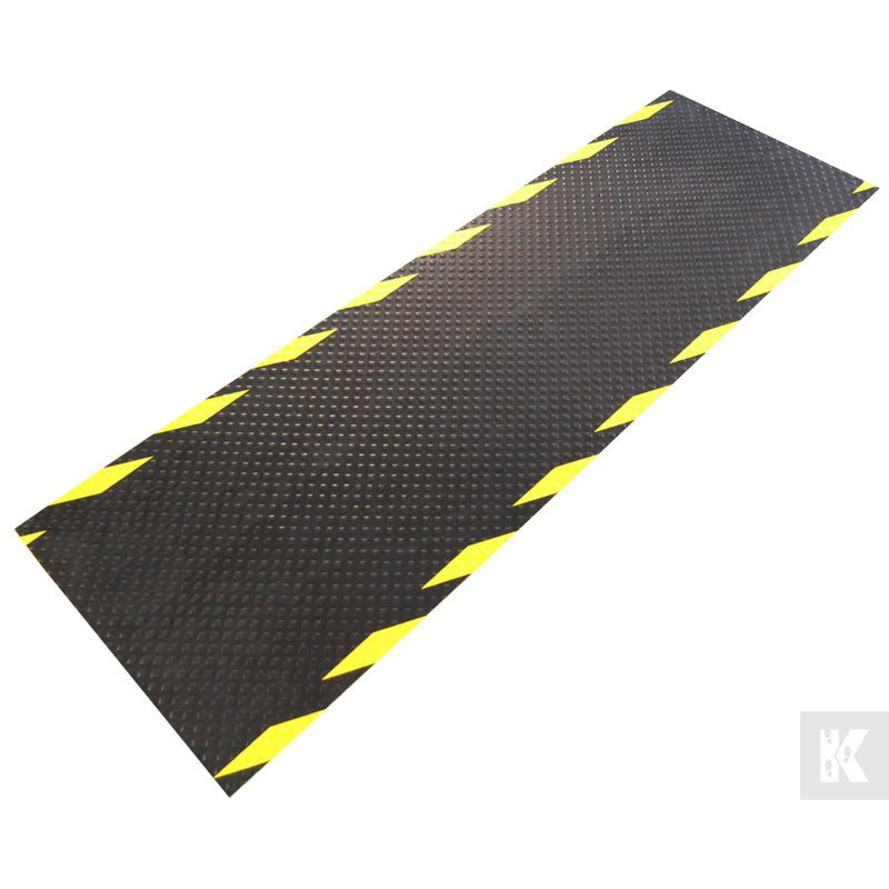 Kleen-Cable Mat Rubber - Kleen-Tex - Full mat in perspective view angle
