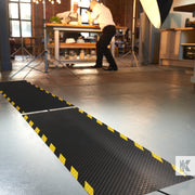 Kleen-Cable Mat Rubber - Kleen-Tex - Mats hiding wires in the workplace
